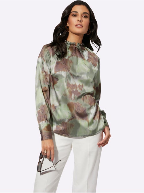Chemisier En Satin Satin Mat élégant - Taille Standard - helline - Kiabi