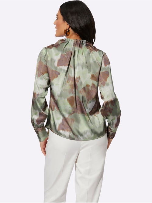 Chemisier En Satin Satin Mat élégant - Taille Standard - helline - Kiabi