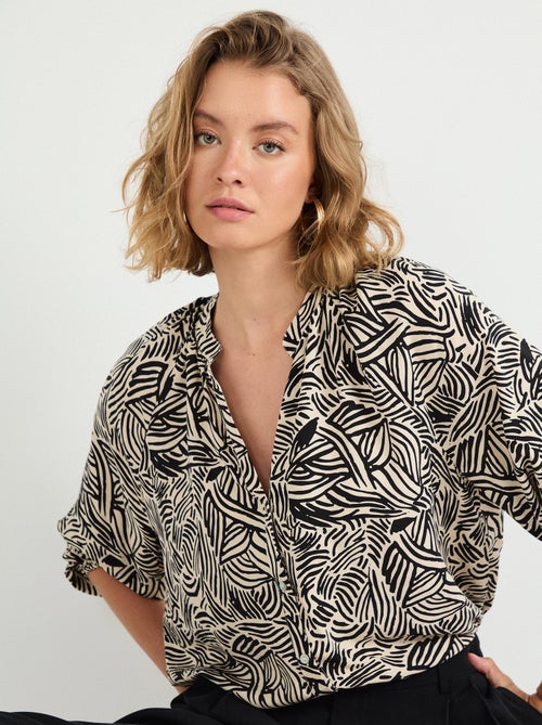 Chemisier en viscose, MO Fashion - Kiabi