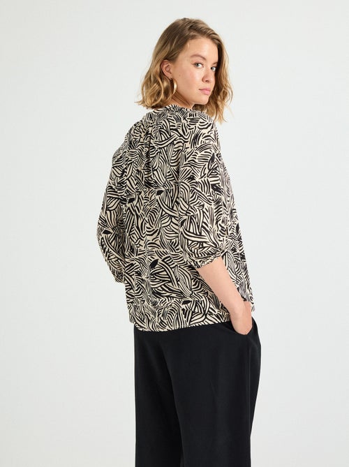 Chemisier en viscose, MO Fashion - Kiabi