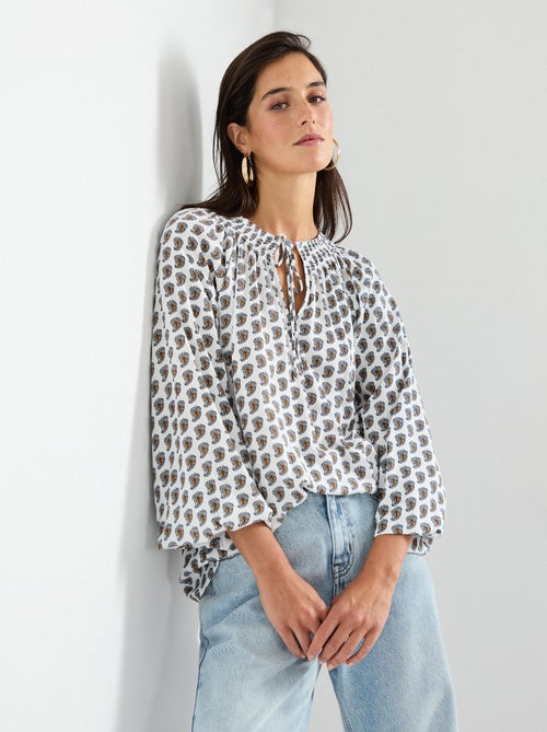 Chemisier en viscose, MO Fashion - Kiabi