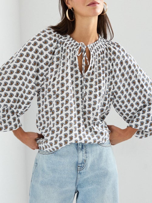 Chemisier en viscose, MO Fashion - Kiabi