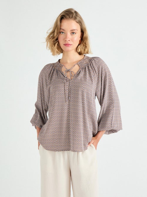 Chemisier en viscose, MO Fashion - Kiabi