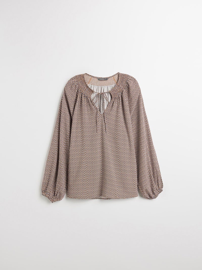 Chemisier en viscose, MO Fashion Bleu - Kiabi