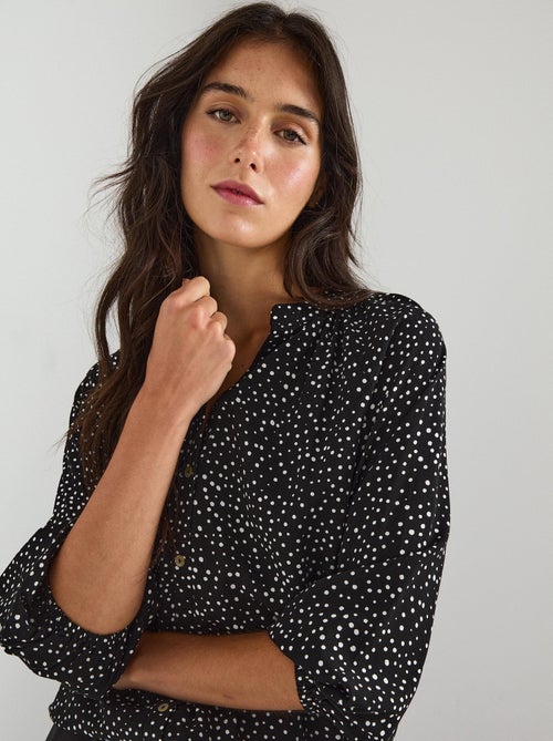 Chemisier en viscose, MO Fashion - Kiabi