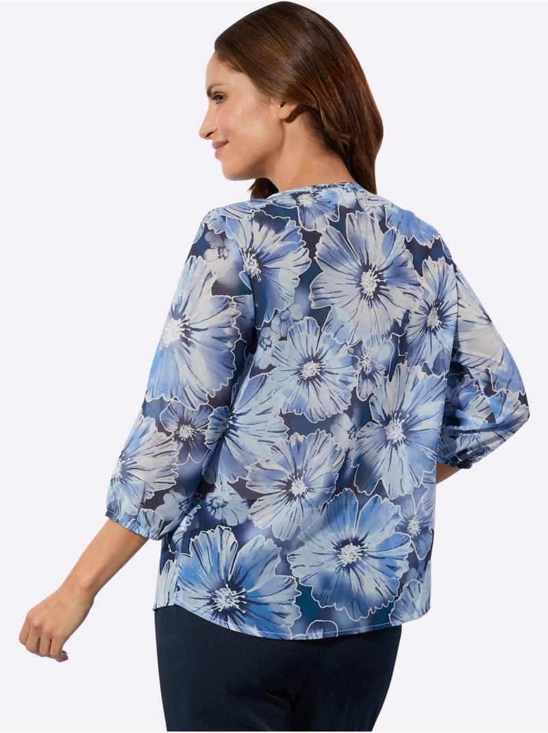 Chemisier Entretien Très Facile - Taille Standard - Witt Bleu clair - Kiabi