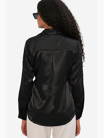 Chemisier femme en satin à nouer bdart