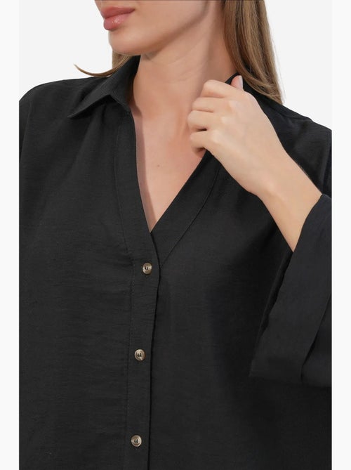 Chemisier femme en viscose et nylon bdart - Kiabi Chemisier femme en viscose et nylon bdart - Kiabi