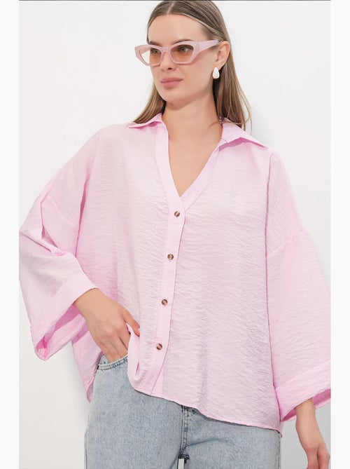 Chemisier femme en viscose et nylon bdart - Kiabi Chemisier femme en viscose et nylon bdart - Kiabi