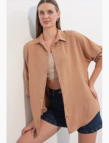 Chemisier femme long oversize bdart