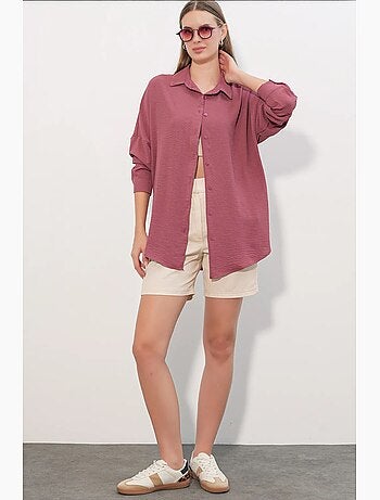 Chemisier femme long oversize bdart