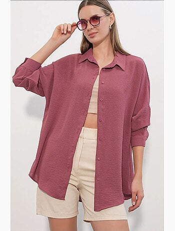 Chemisier femme long oversize bdart