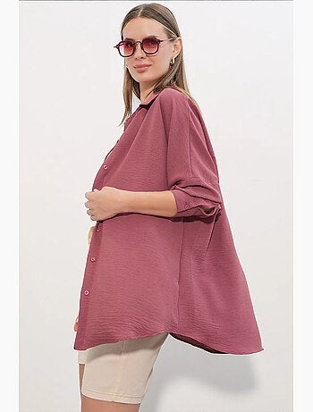 Chemisier femme long oversize bdart