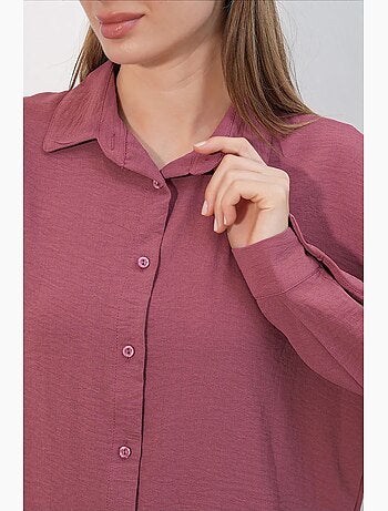 Chemisier femme long oversize bdart
