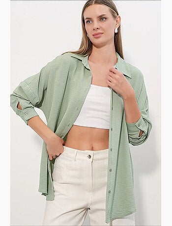 Chemisier femme long oversize bdart