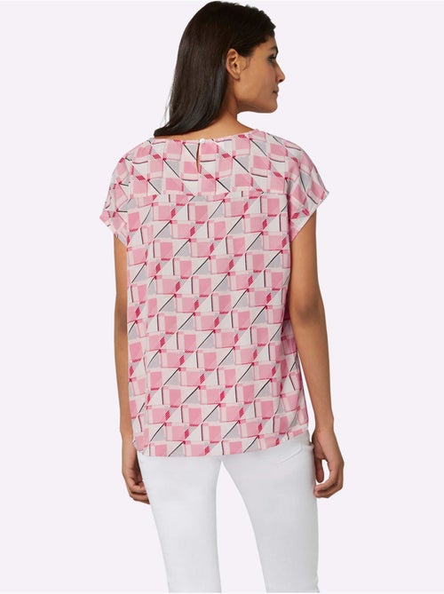 Chemisier Fermeture Boutonnée Dans Le Cou - Taille Standard - Moda Vilona - Kiabi