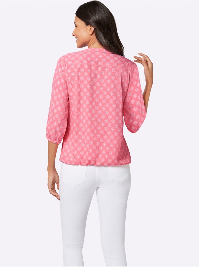 Chemisier Finitions Extensibles - Taille Standard - Moda Vilona Rose - Kiabi
