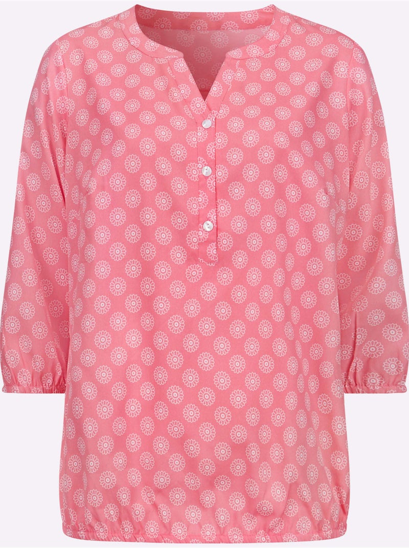 Chemisier Finitions Extensibles - Taille Standard - Moda Vilona Rose - Kiabi