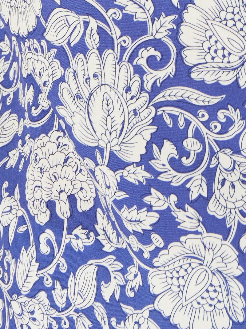 Chemisier fleuri ou rayé Climatyl - Damart Bleu - Kiabi