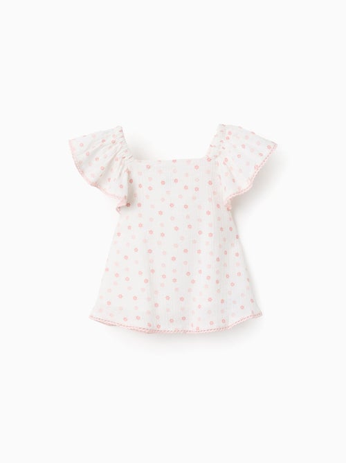 Chemisier Floral en Coton - Kiabi
