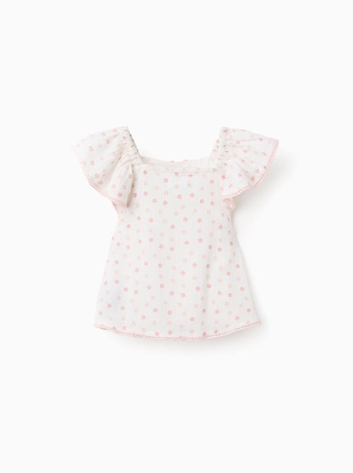 Chemisier Floral en Coton - Kiabi