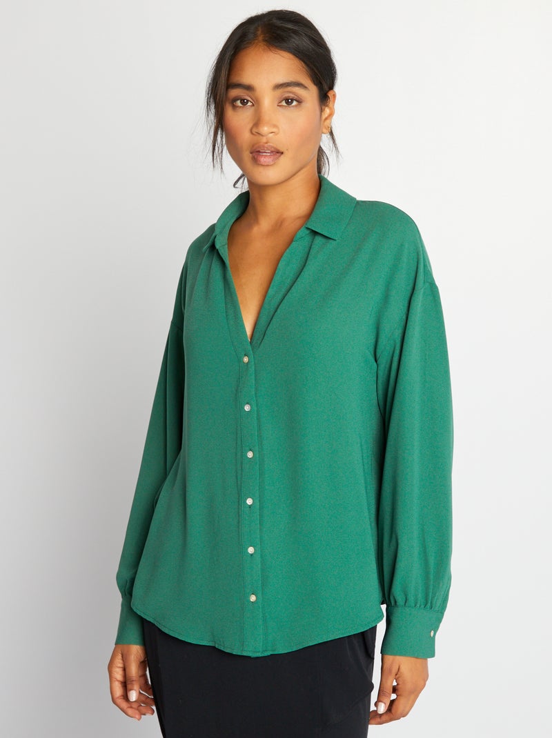 Chemisier Gérard Pasquier Femme Taille 44 Orange - Soyeux, Neuf Sans étiquette