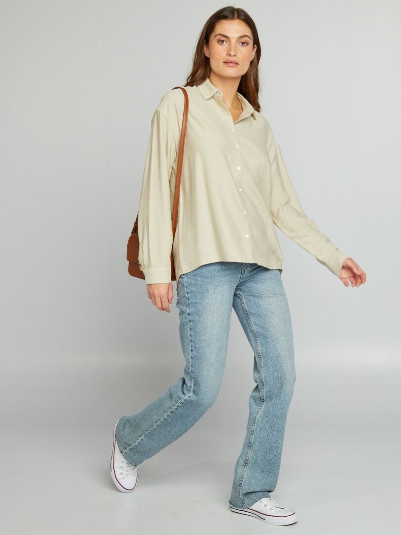 Chemise fluide bleu SARA - F.A.M JEANS