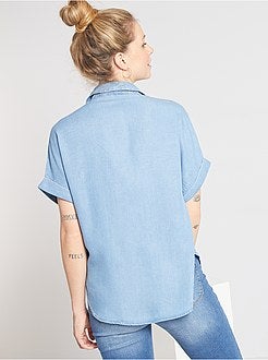 Chemisier fluide en lyocell - Kiabi