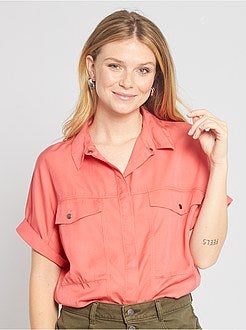 Chemisier fluide en lyocell - Kiabi