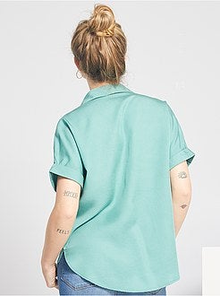 Chemisier fluide en lyocell - Kiabi