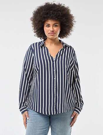 Chemisier fluide en maille crêpe