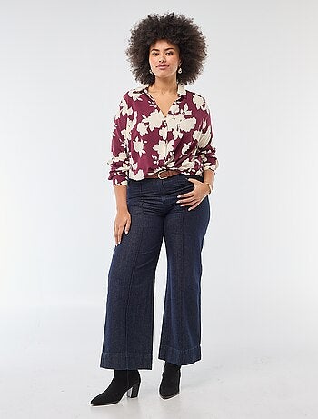 Chemisier fluide en maille crêpe