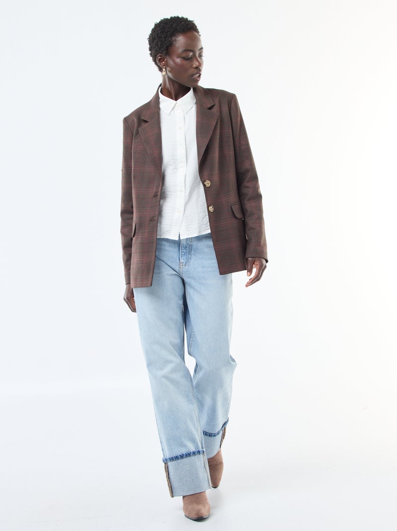 Chemisier fluide 'JDY' Blanc - Kiabi