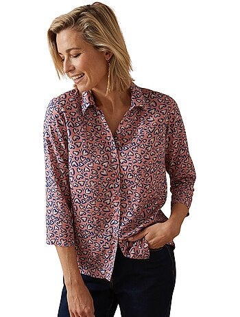 Chemisier fluide manches 3/4 - DAXON