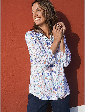 Chemisier fluide manches 3/4 - DAXON