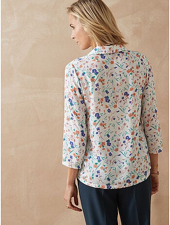 Chemisier fluide manches 3/4 - DAXON