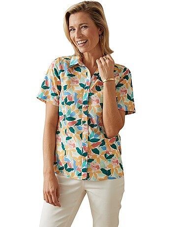 Chemisier fluide manches courtes - DAXON