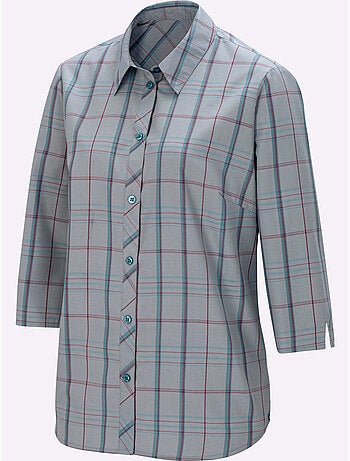 Chemisier fonctionnel matière facile à entretenir - taille standard - moda vilona
