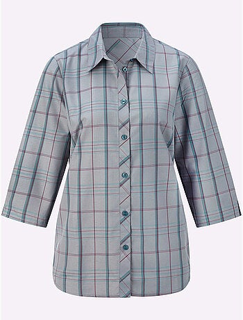Chemisier fonctionnel matière facile à entretenir - taille standard - moda vilona
