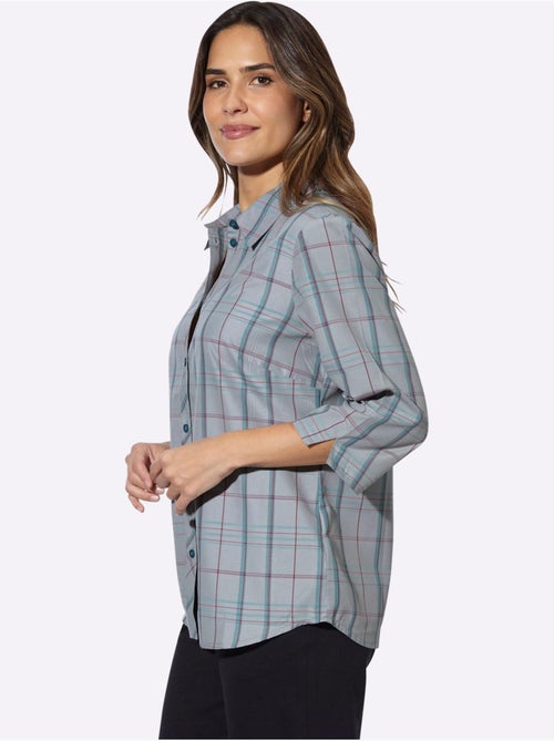 Chemisier fonctionnel matière facile à entretenir - taille standard - moda vilona - Kiabi Chemisier fonctionnel matière facile à entretenir - taille standard - moda vilona - Kiabi