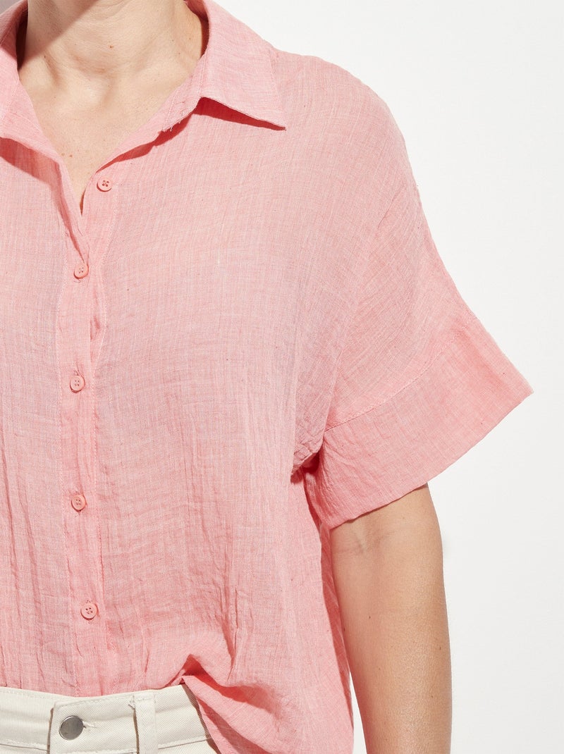 Chemisier Froissé Bleu Indies T1 - Taille 1, Occasion Très Bon état