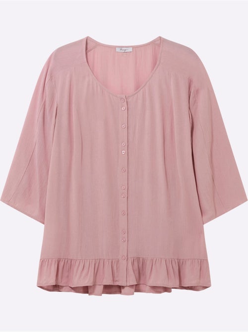 Chemisier Froissé Volants Fantaisie - Taille Standard - Sheego - Kiabi