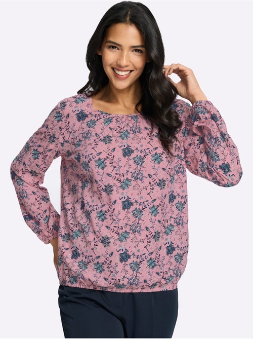 Chemisier Fronce Légère à L'encolure - Taille Standard - Moda Vilona - Kiabi