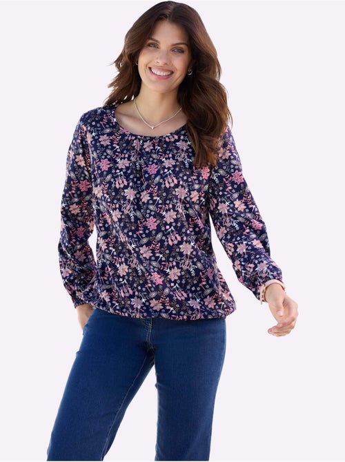 Chemisier Fronce Légère à L'encolure - Taille Standard - Moda Vilona - Kiabi