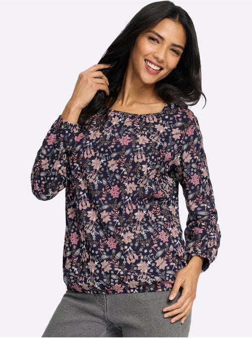 Chemisier Fronce Légère à L'encolure - Taille Standard - Moda Vilona - Kiabi