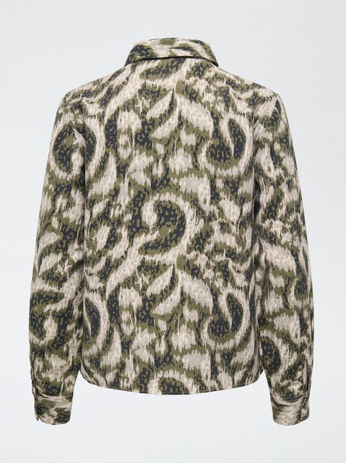 Chemisier imprimé 'JDY' uni - Kiabi