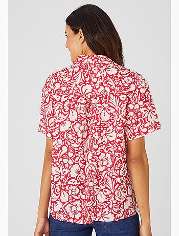 Chemisier imprimé manches à revers Climatyl - Damart