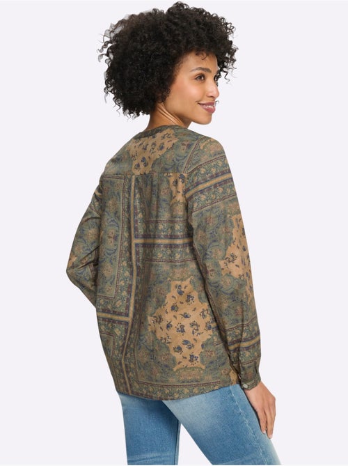 Chemisier imprimé mode - taille standard - helline - Kiabi