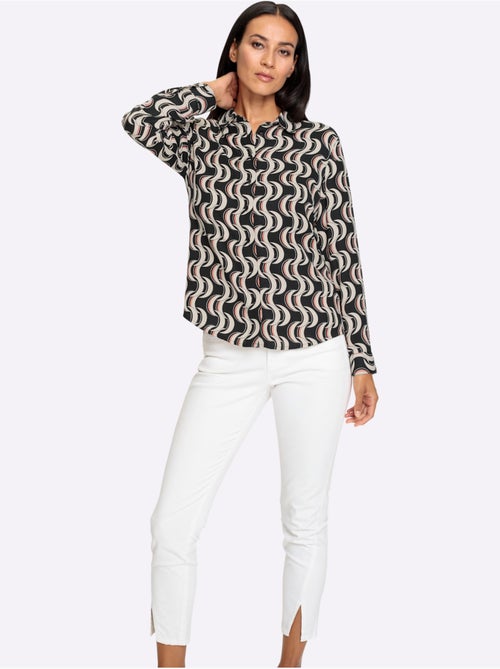 Chemisier Imprimé Moderne - Taille Standard - helline - Kiabi