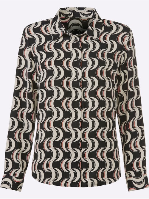 Chemisier Imprimé Moderne - Taille Standard - helline - Kiabi